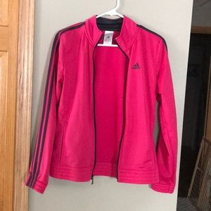 Adidas zip up sweat shirt